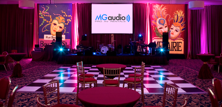 Corporate event room uplighting hire